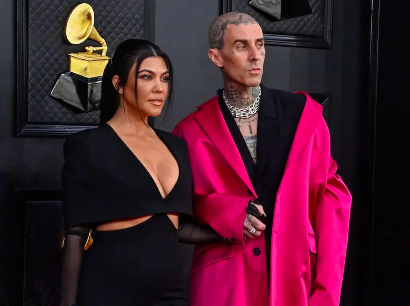 kourtney kardashian gives birth son rocky travis barker