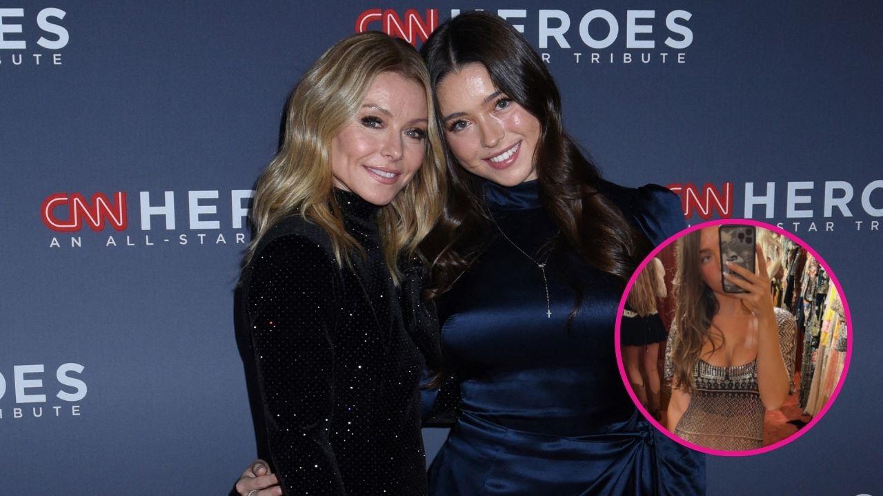 Image of Kelly Ripa commented on Lola Consuelos' Instagram post.