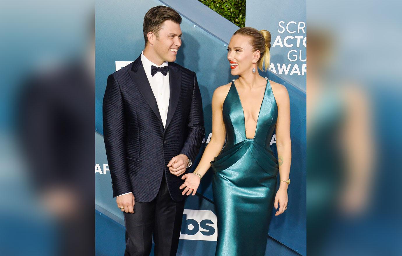 scarlett johansson husband colin jost welcome first baby together ok