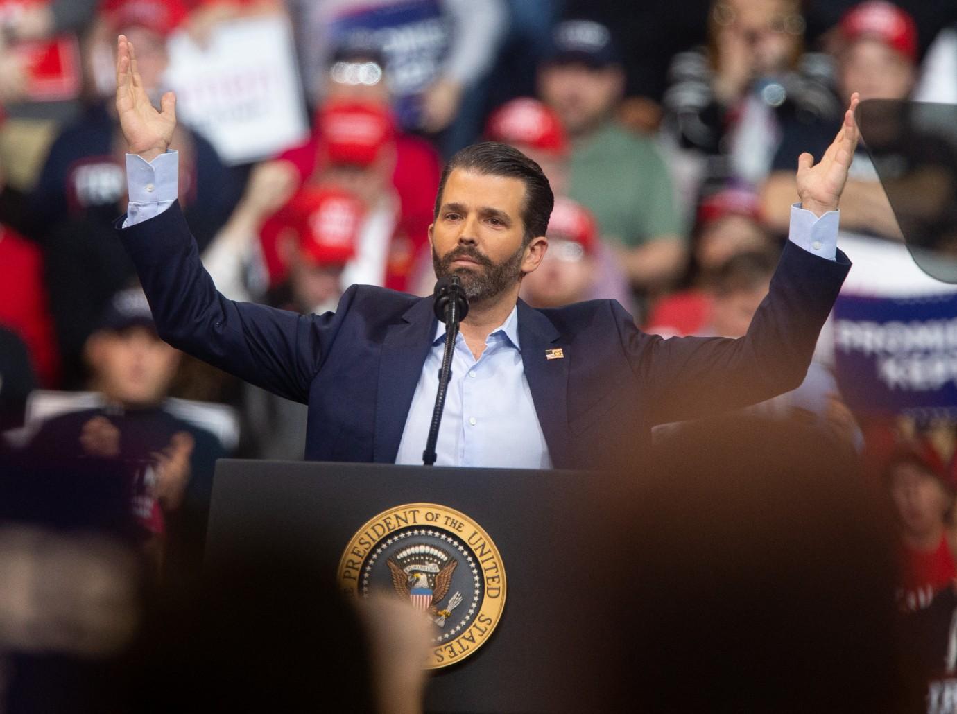 donald trump jr insults donald trump ranting about ron desantis