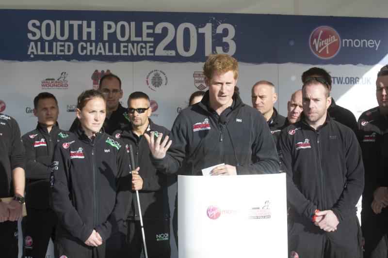 Prince harry south pole scandal