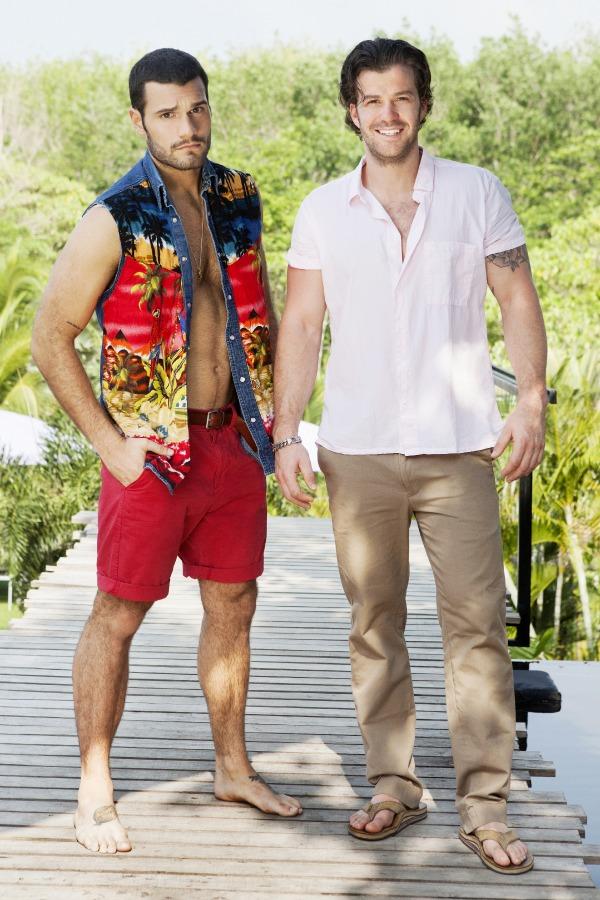 Frank (left) with partner Johnny Bananas (Photo courtesy of MTV)