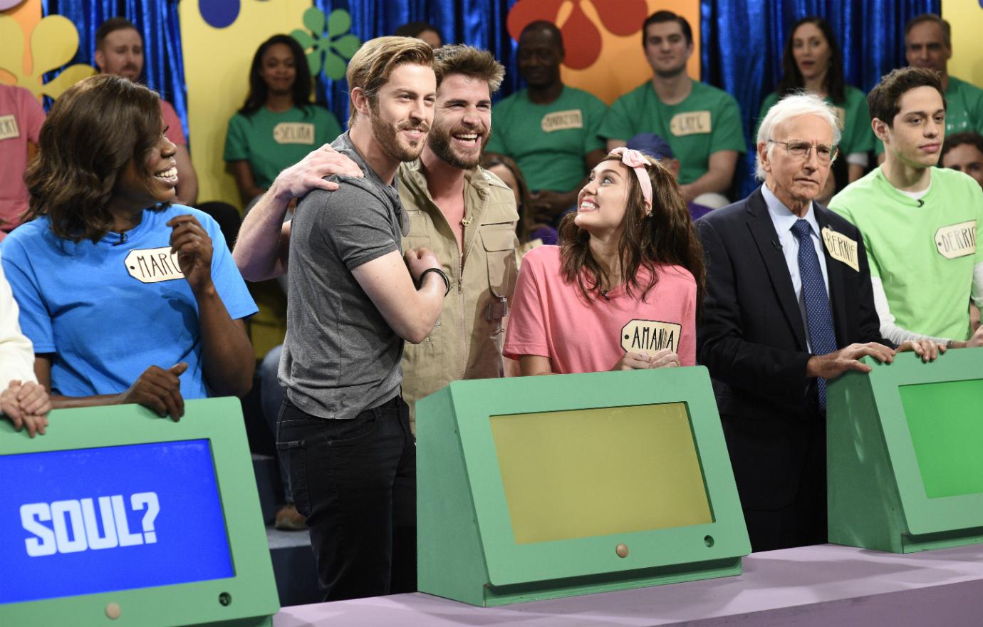 The Miley Cyrus Liam Hemsworth relationship timeline had a few laughs when the pair appeared on Saturday Night Live.