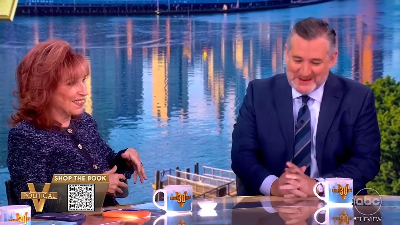 Image of Joy Behar and Ted Cruz