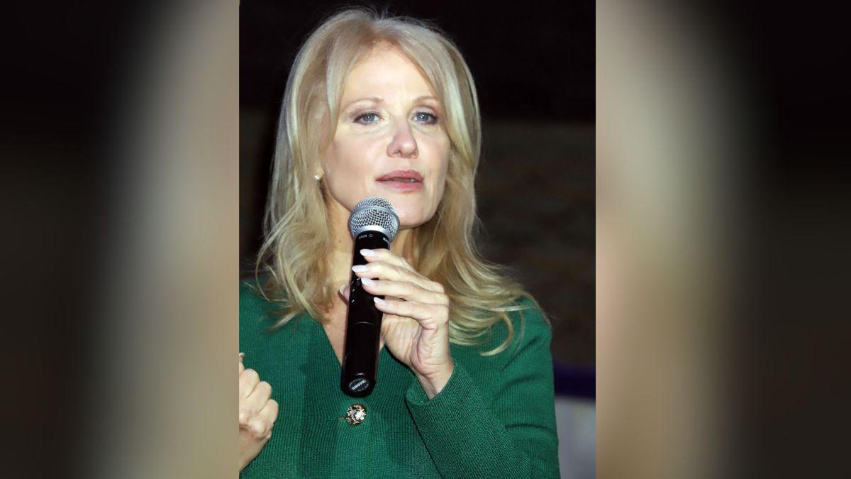 Image of Kellyanne Conway recently called Donald Trump a 'GREAT girl boss.'