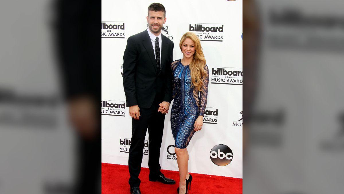 Photo of Shakira and Gerard Piqué publicly confirmed their relationship in 2011.