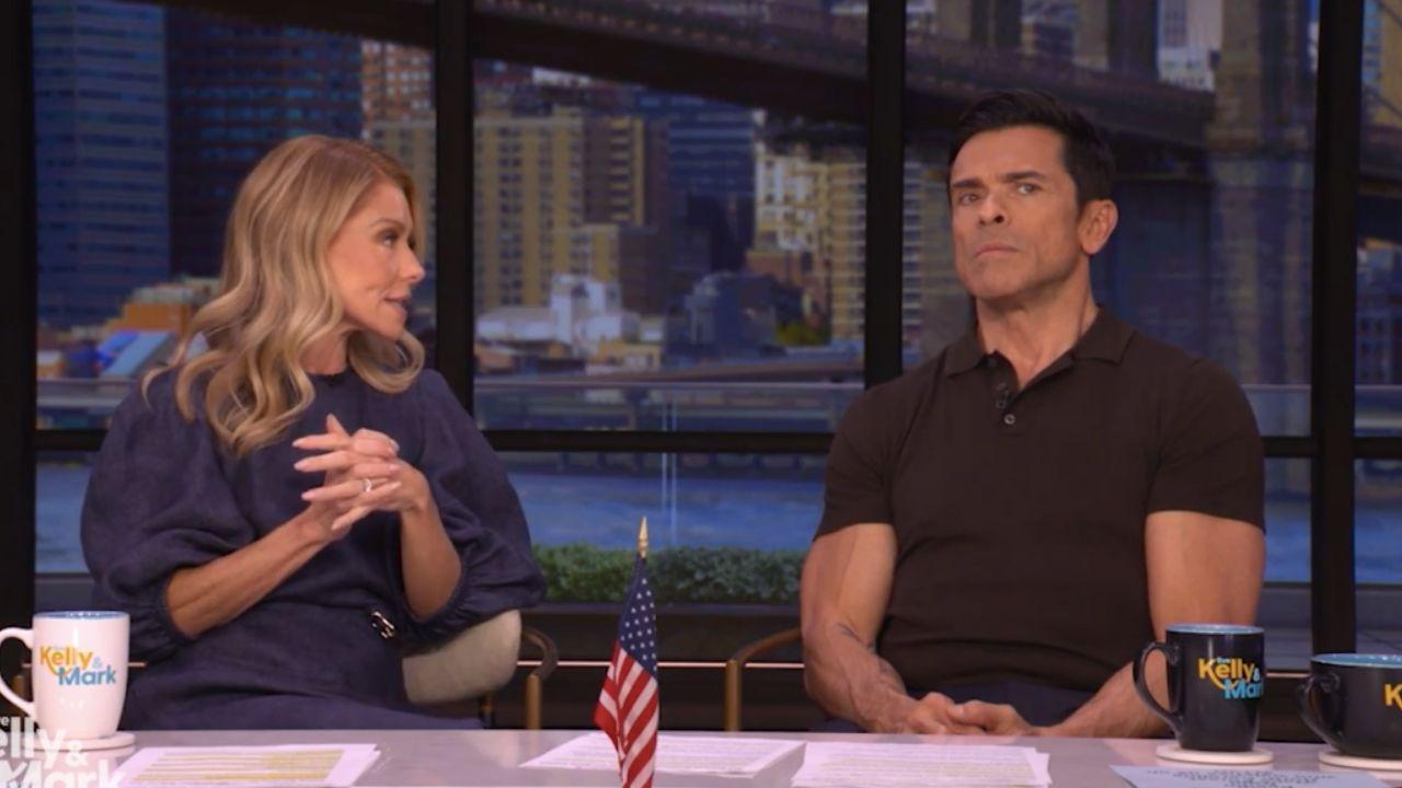 Image of Kelly Ripa and Mark Consuelos bickered over the temperature of their house.