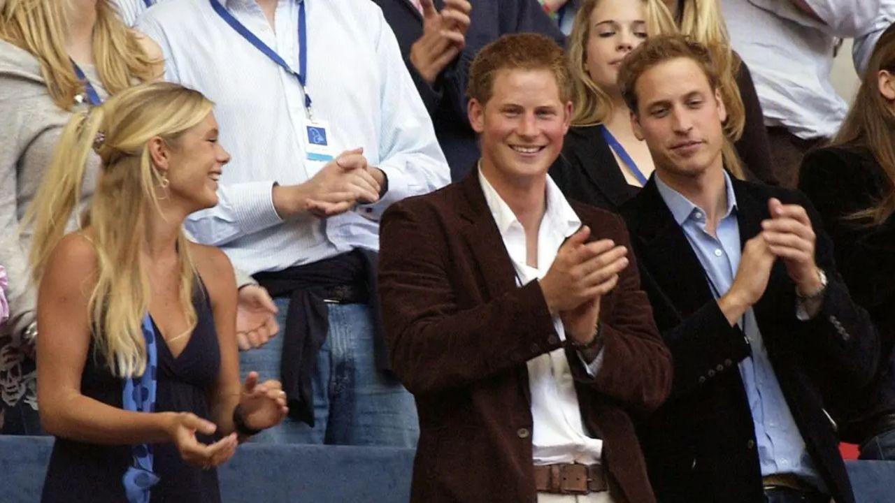 image of chelsy davy and royal family