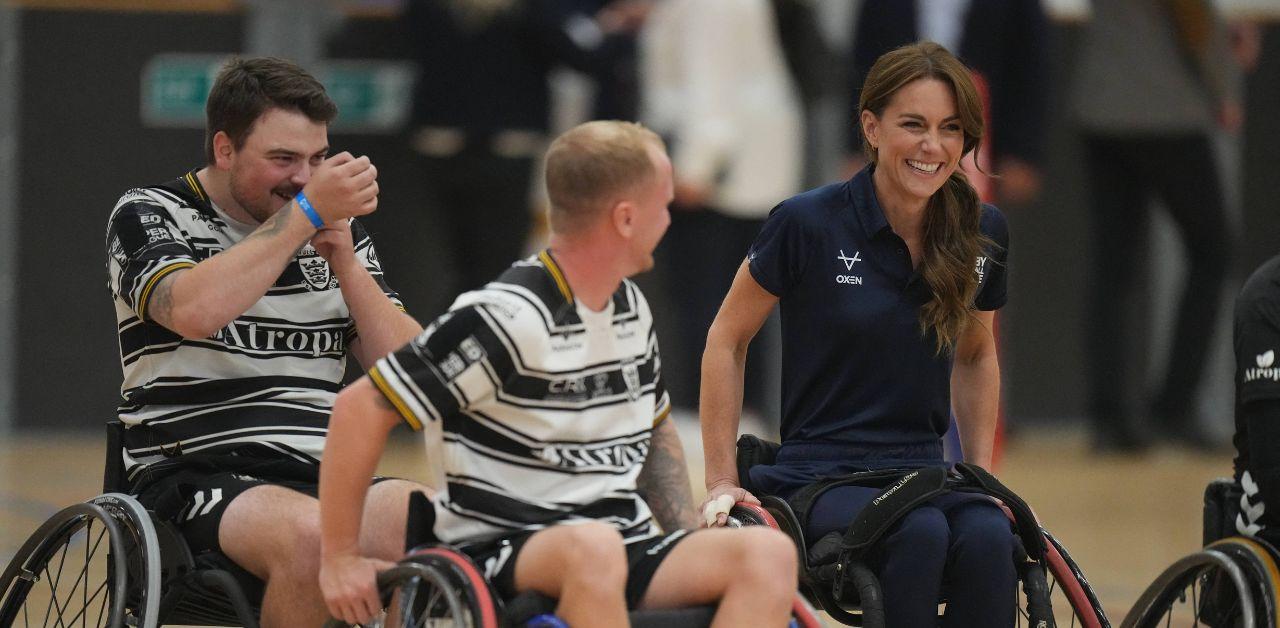 Kate Middleton Plays Wheelchair Rugby, Concerned About Hand: Photos