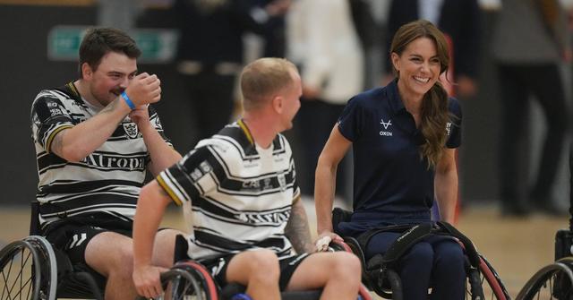 kate middleton worried finger wheelchair rugby