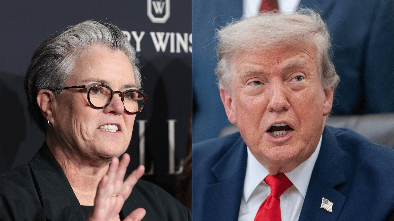 phtdo of Rosie O'Donnell thinks she became popular again because Donald Trump is always talking about her.