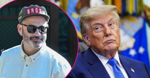 Composite photo of Jimmy Kimmel and Donald Trump.