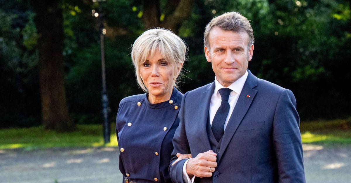 Photo of Brigitte Macron and Emmanuel Macron