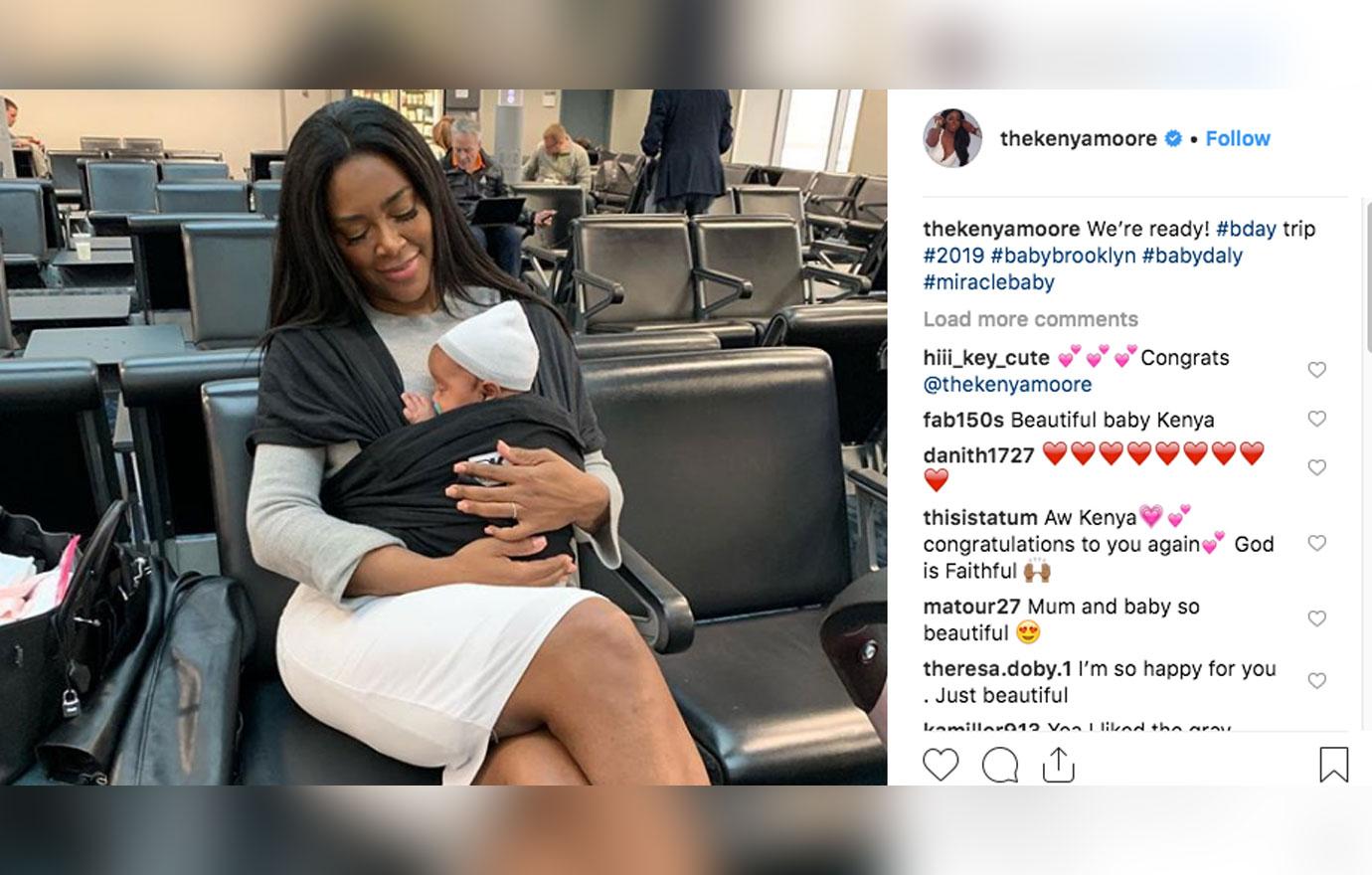 Kenya Moore Celebrates Her 48th Birthday Early With Daughter Brooklyn