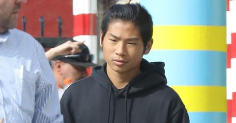 *PREMIUM EXCLUSIVE* Brad Pitt and son Pax go to the same relationship therapist **NO USA MAGAZINES**