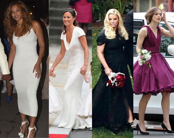 Beyoncé, Jessica Simpson & Other Celebrity Bridesmaids Who Upstaged The ...
