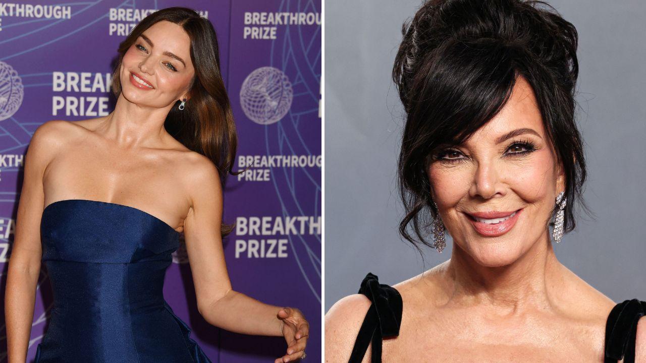 Split Photo of Miranda Kerr and Kris Jenner