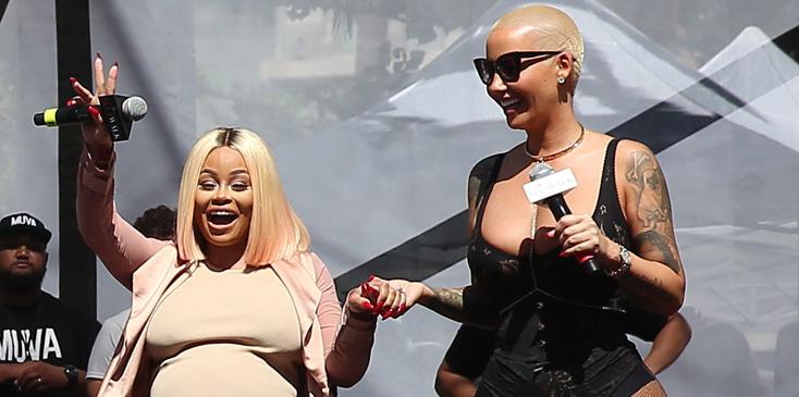 Breast friends: Blac Chyna and Amber Rose let it hang out