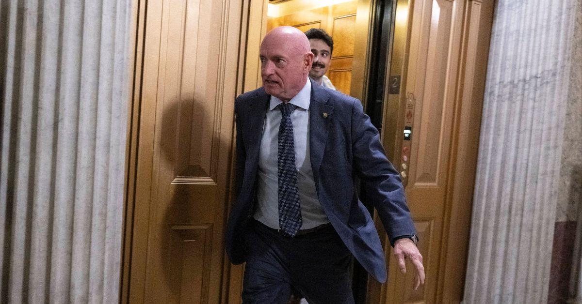 image of Sen. Mark Kelly could potentially be court-martialed for the video. 