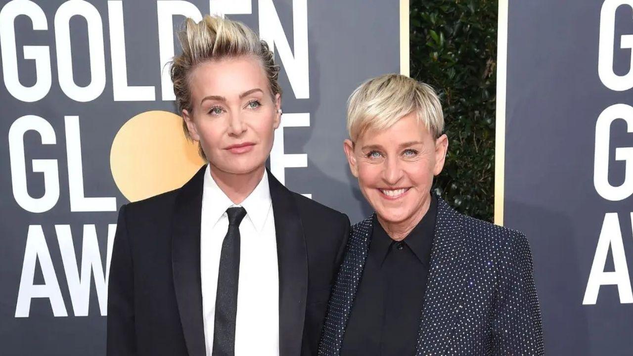 Image of Ellen DeGeneres said she felt really 'settled' in her marriage to Portia de Rossi.