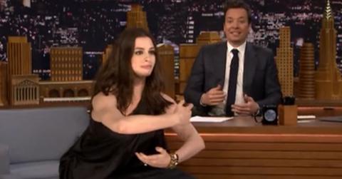 Anne hathaway nearly kills son 1