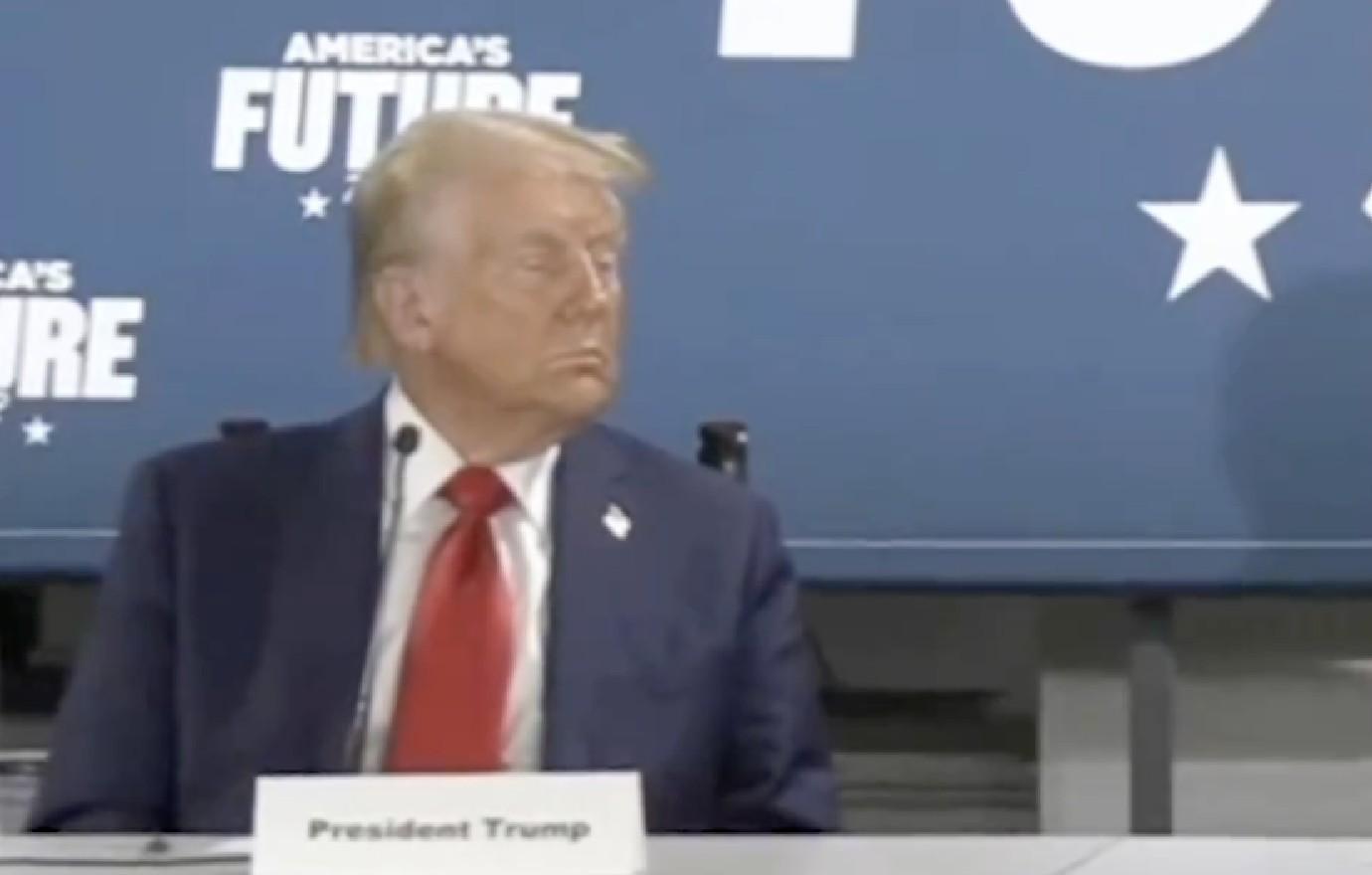 old tired donald trump mocked falling asleep press conferences watch