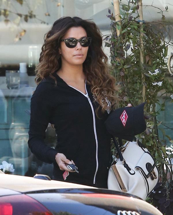 Eva Longoria Leaving A Hair Salon