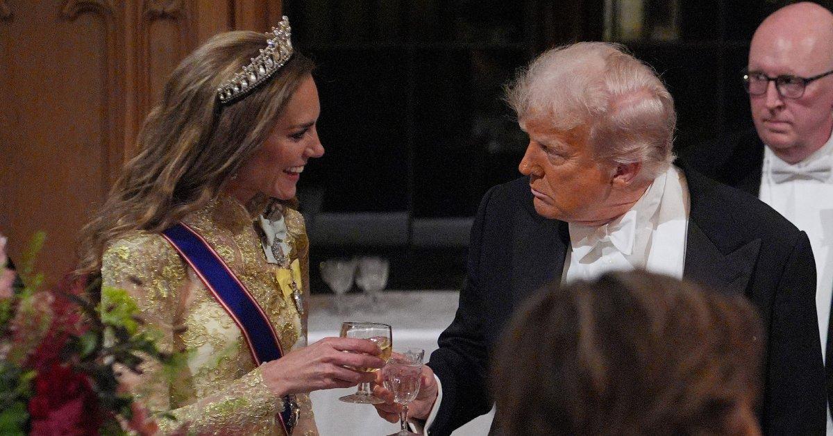 Photo of Kate Middleton and Donald Trump