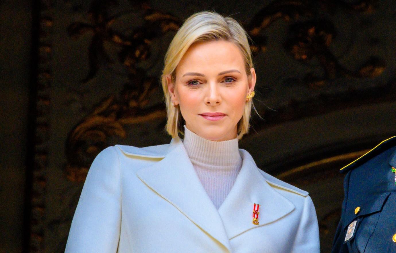 Princess Charlene of Monaco Attends Another Paris Fashion Week Show