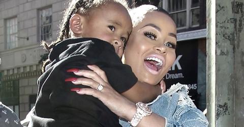 Blac Chyna makes an appearance with her son at a clothing store in downtown Los Angeles.