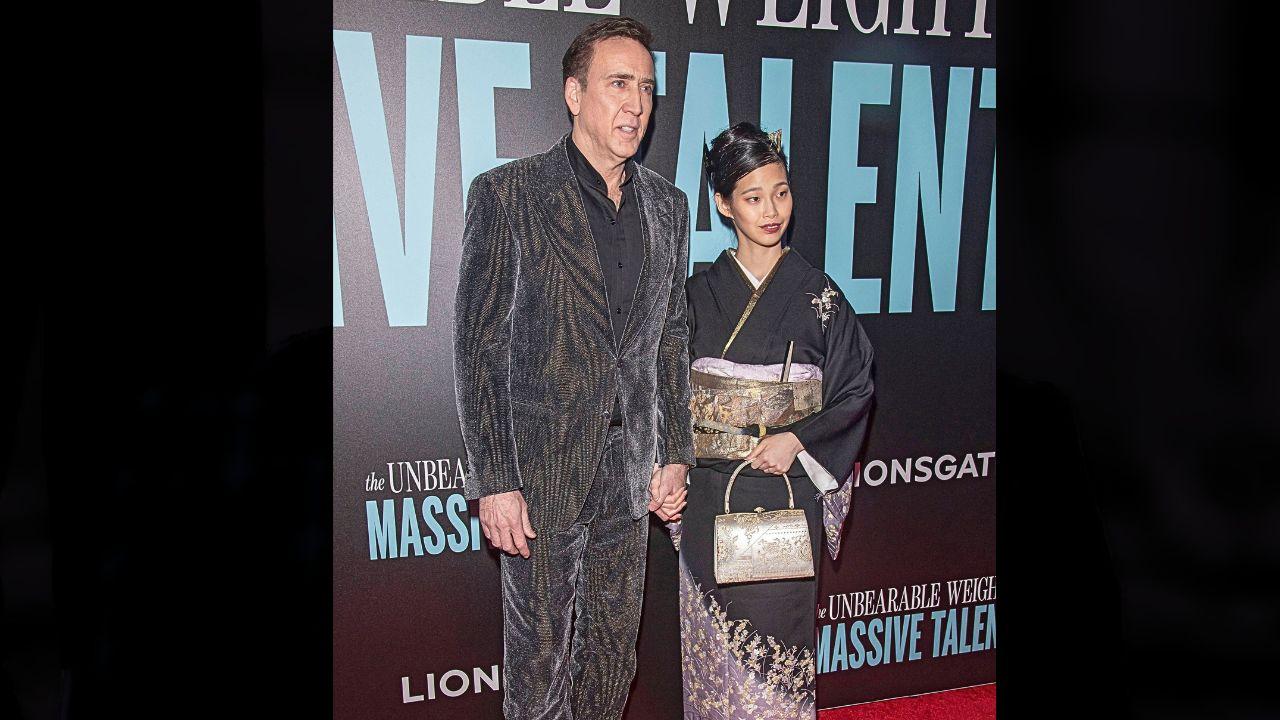 Image of Nicolas Cage and Riko Shibata.