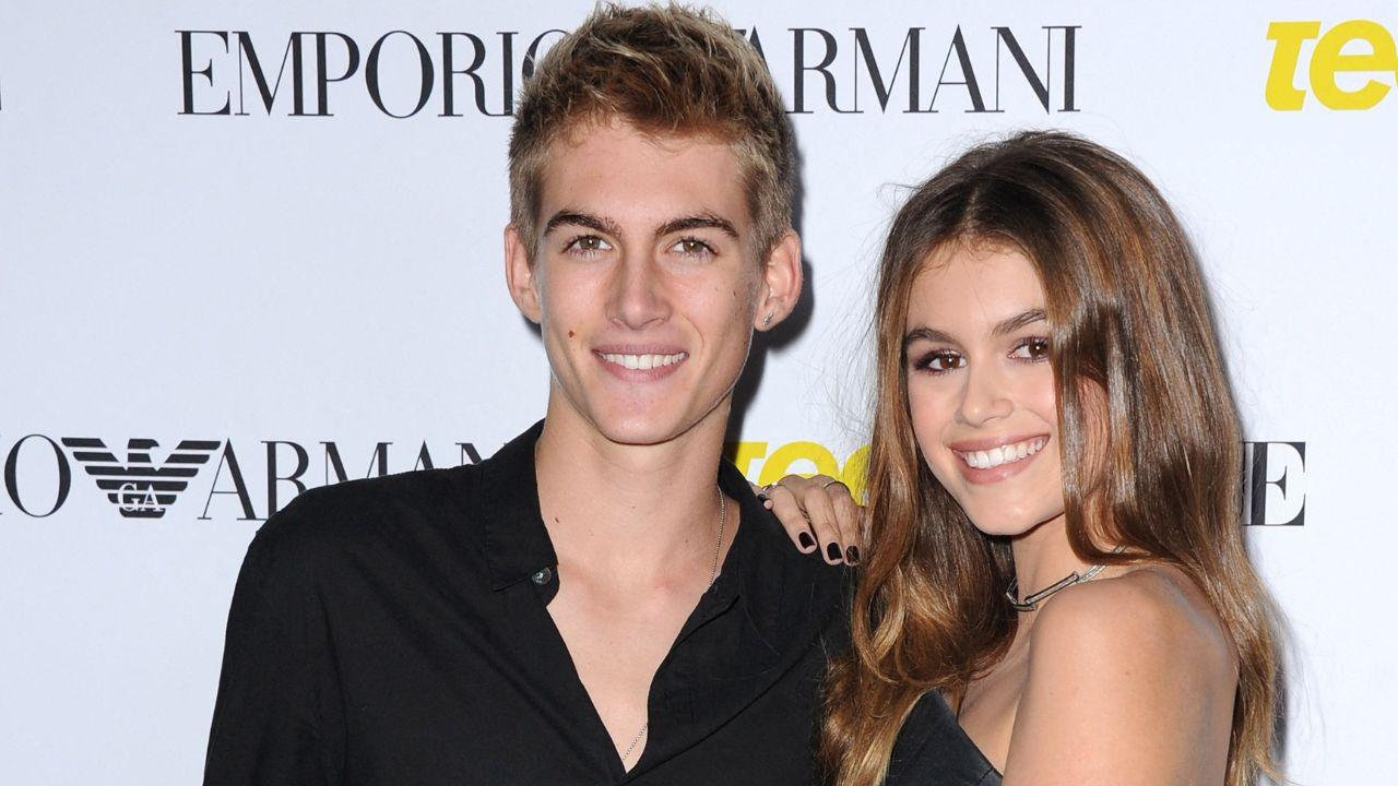 image of Kaia and Presley gerber