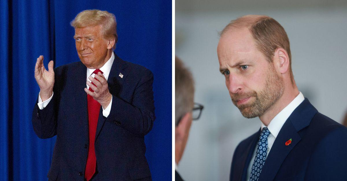 prince william turned into fanboy meeting donald trump