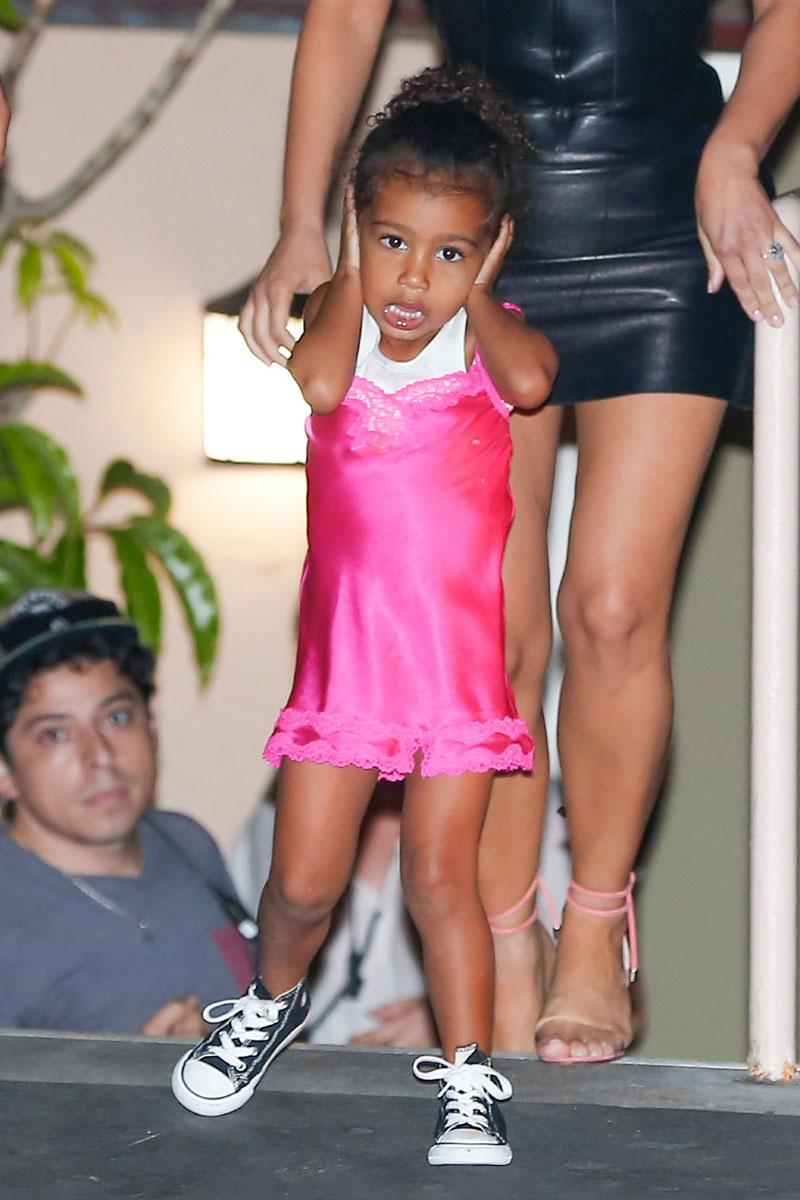 Kim Kardashian and North West leave Grandma MJ&#8217;s Birthday