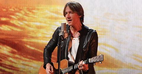 Keith Urban performing at ACM Awards