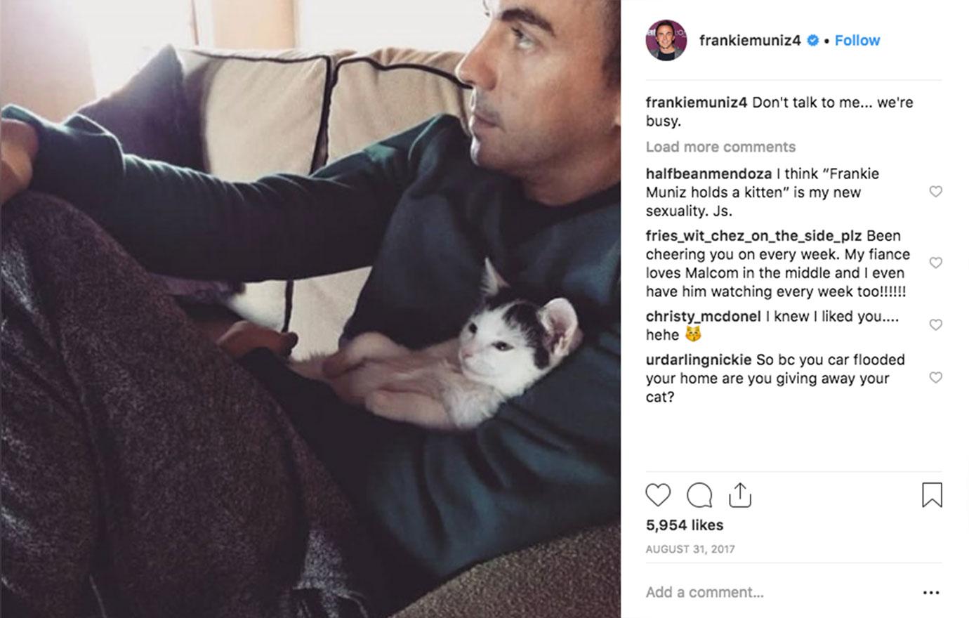 Frankie Muniz Home Gets Flooded By His Cat While Away At A Funeral