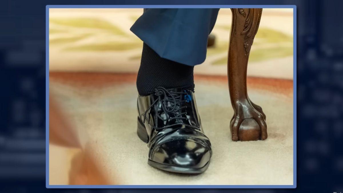 Image of Jimmy Kimmel mocked the president’s ‘limping’ comment with a joke about his ankles.