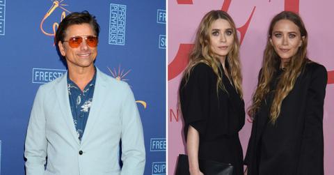 john stamos mary kate ashley olsen told full house cast bob saget funeral