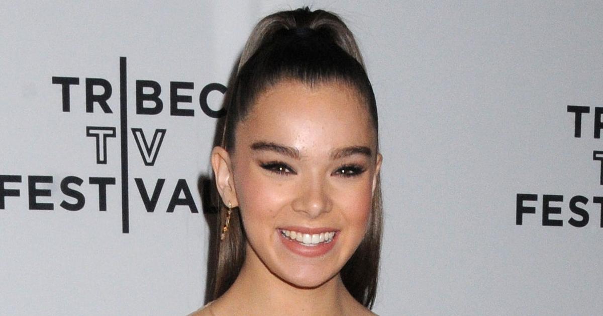 Hailee Steinfeld spotted in a red bikini during a PDA-filled