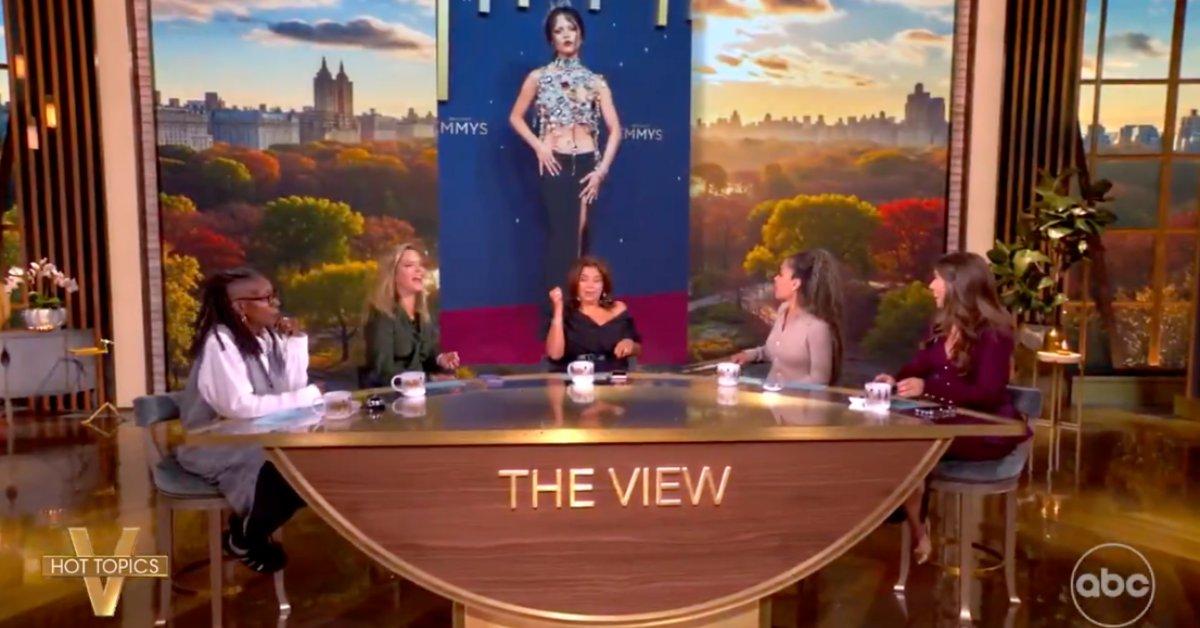 Photo of Sunny Hostin thought the 'Wednesday' star's outfit was 'fabulous.'