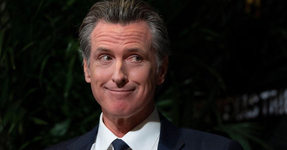 gavin newsom mocked giving awkward smile dance interview la wildfires