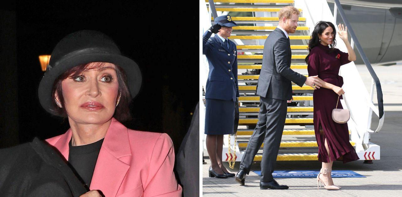 meghan markle prince harry moaning leaves sharon osbourne fed up