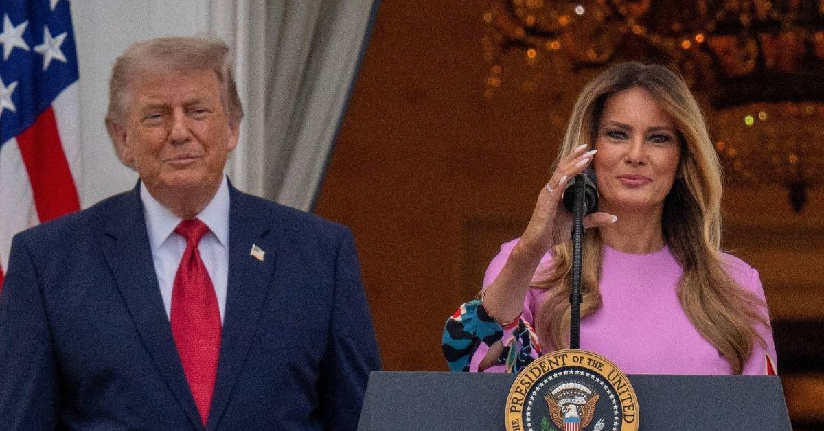 image of Karen McDougal previously claimed she had an affair with Donald Trump years before Barron Trump was born.