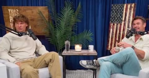 image of Theo von and Chris Hemsworth