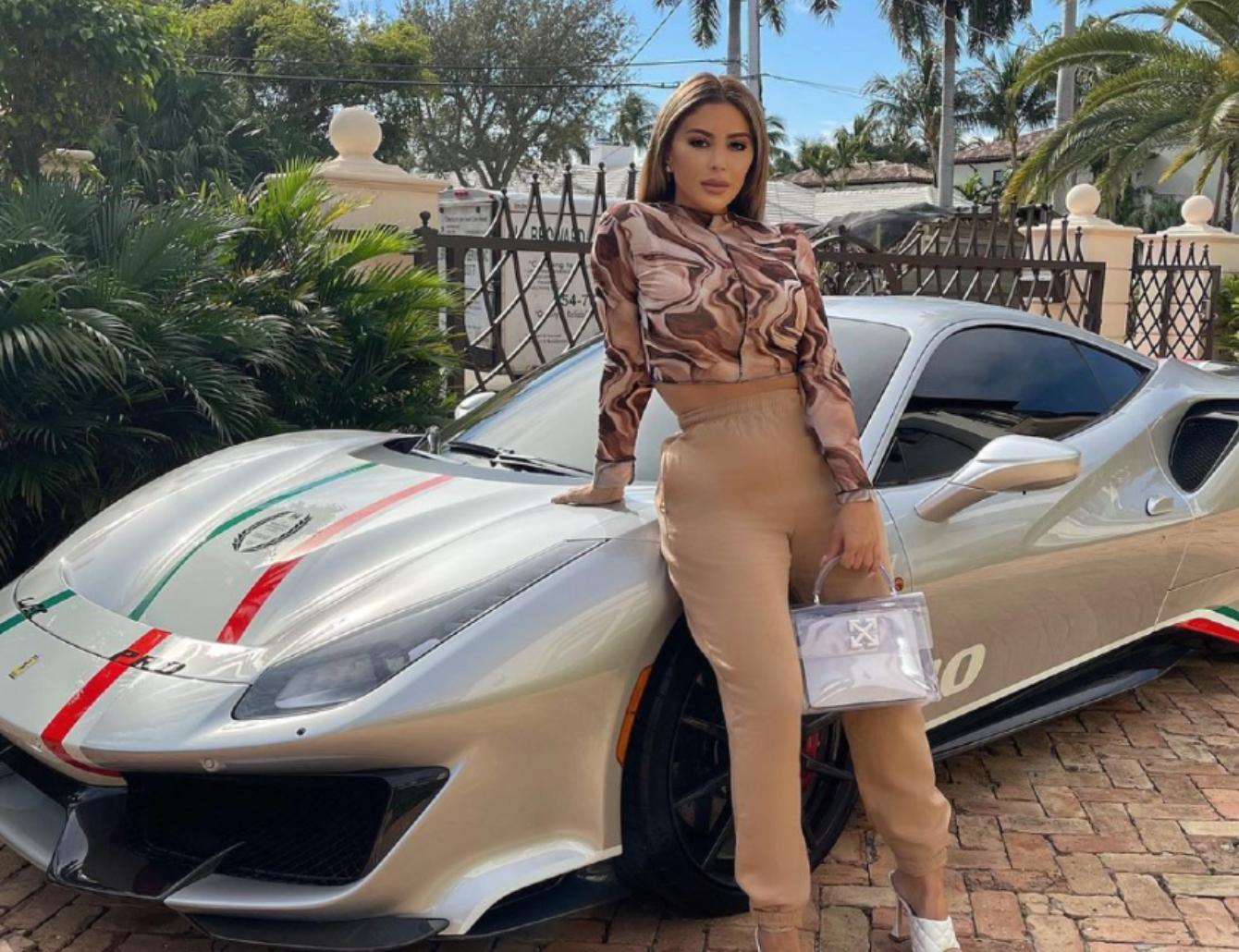 larsa pippen house driveway insta