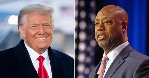 donald trump mocks potential  running mate tim scott for his failed presidential bid