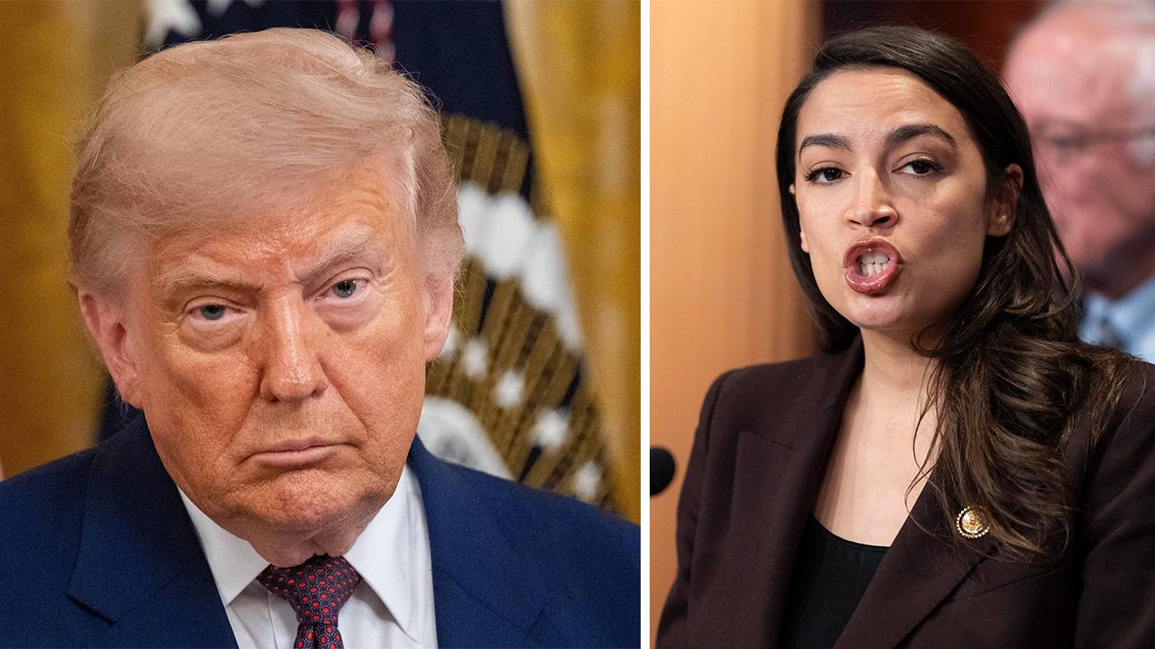 Image of Trump and AOC have exchanged barbs for years.