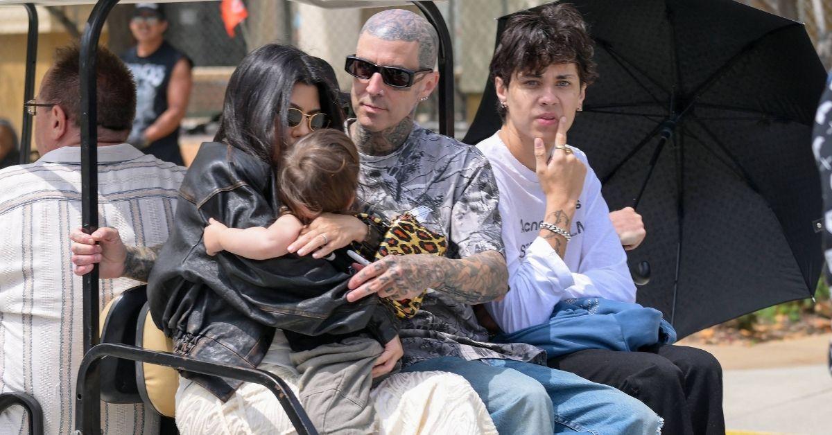 image of Travis Barker allegedly helped smooth things over between his wife and daughter Alabama.