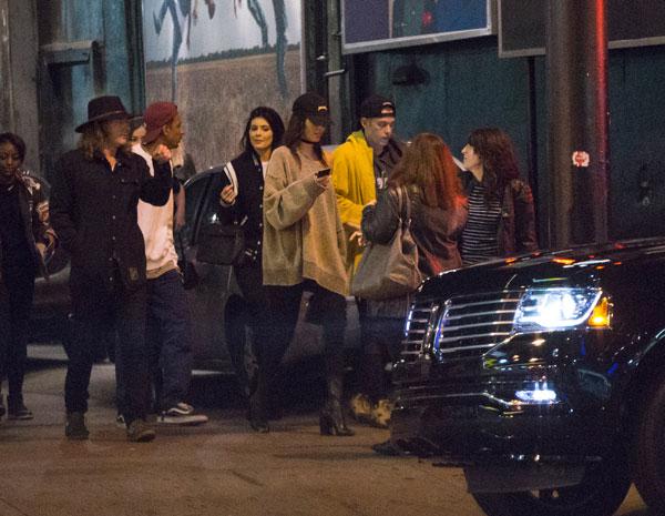 Kylie Jenner Kendall Jenner Harry Hudson Partying