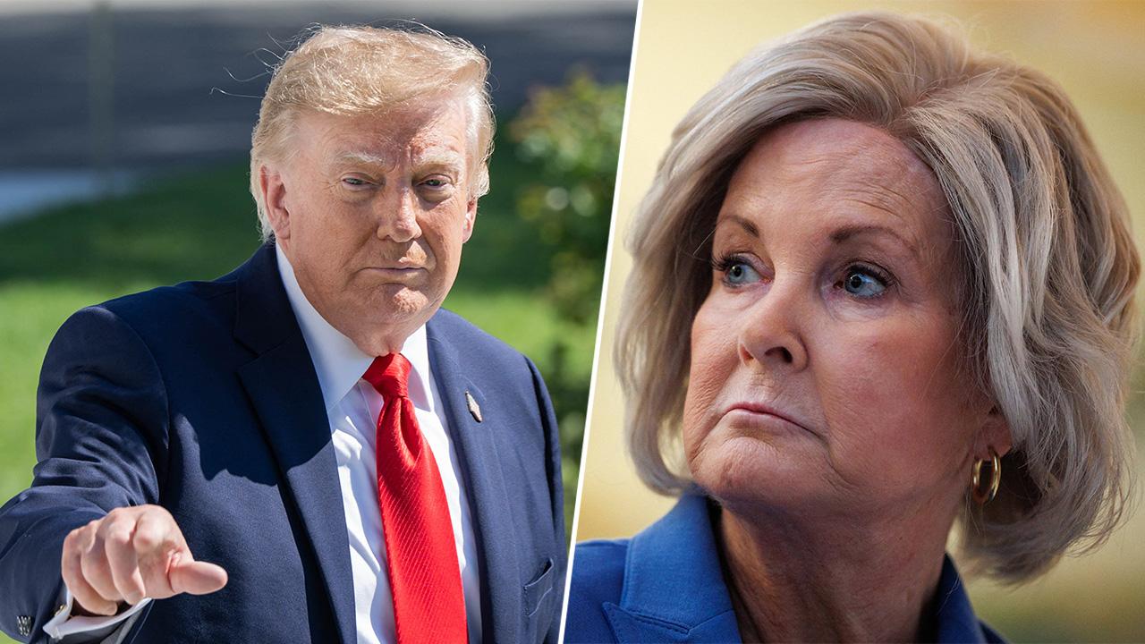 Photo of Donald Trump,Susie Wiles